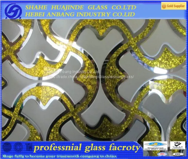 Acid Etched Glass and Ice Flower, Decorative Art Door Window Glass photo-3