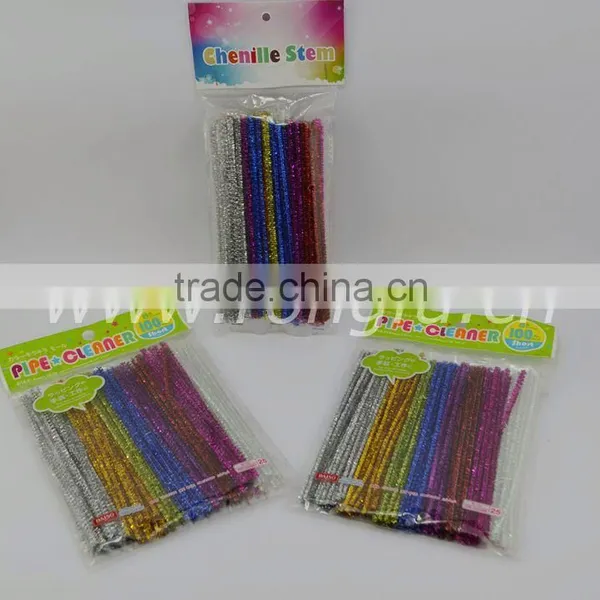 Factory Supply Colorful Glitter Pipe Cleaner photo-4