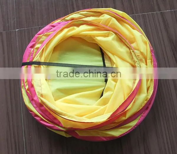 2015 New Arrive T Style Cat Tunnel Pet Toy Wholesale Candy Color Polytser Cat Tunnel photo-6