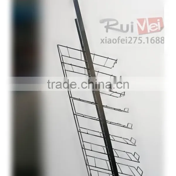 Floor-standing Multi-tier Customized Carpet Sample Dsiplay Rack photo-3