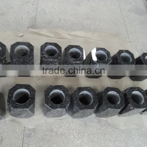 Green Granite Vases Grave for Tombstone photo-4