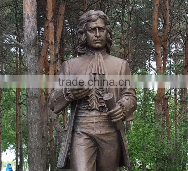 Outdoor Life Size Bronze Newton Sculpture photo-2