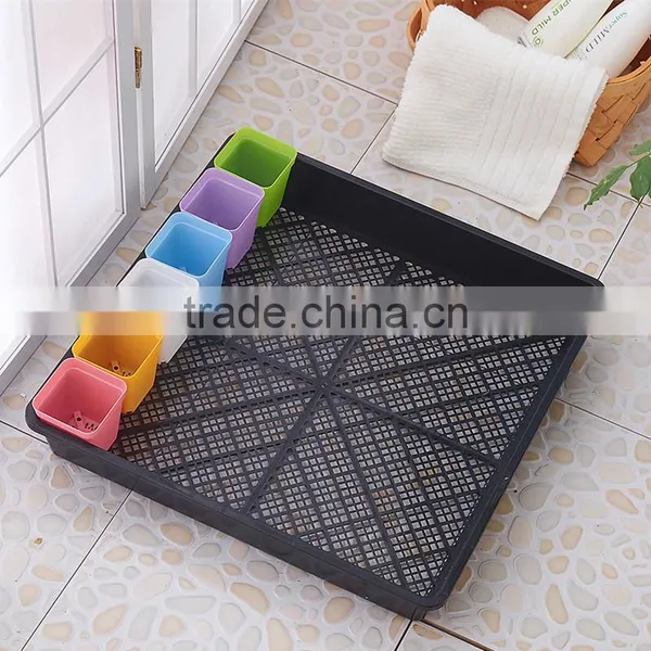 Plastic 20 Divided Plant Flower Pots Tray photo-4