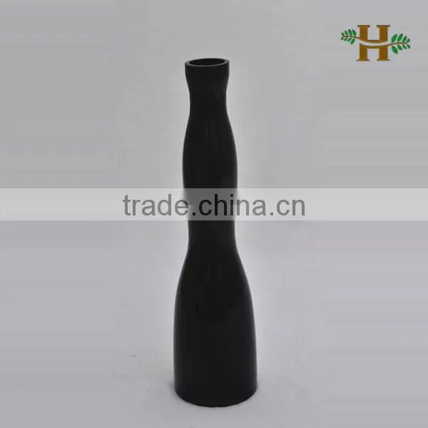 Little Gourd Shaped Colored Glass Vase, Handmade Tall Home Use Glass Flower Fork photo-2