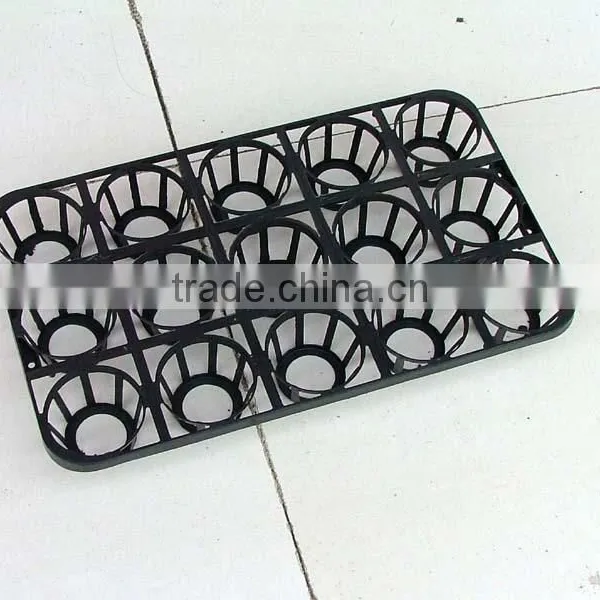 Cheap Plastic Flower Pot Carry Tray With 15holes photo-2