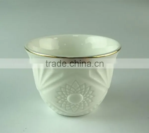 High Quality White Ceramic Tea Cup Sets, 6 Pcs/set,with Color Box Paking. photo-2