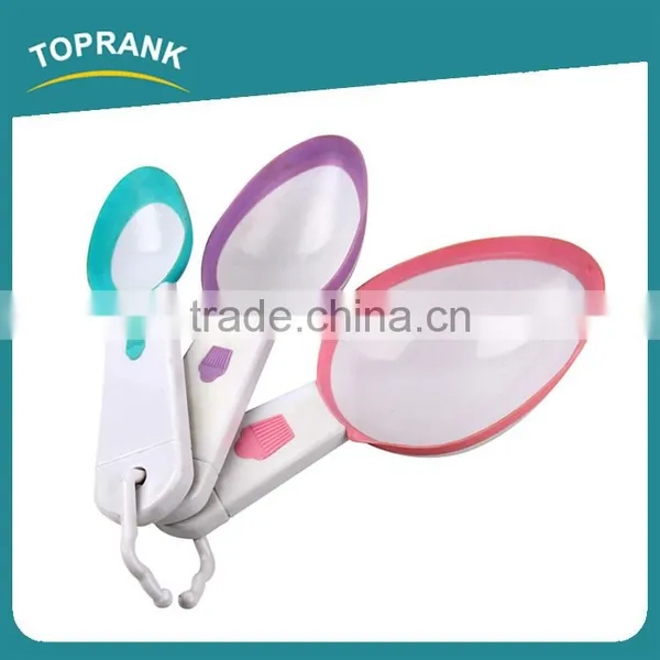 Toprank China Supplier 3pcs Plastic Measuring Spoon Set 10g Coffee Measuring Spoon For Kitchen And Baking photo-2