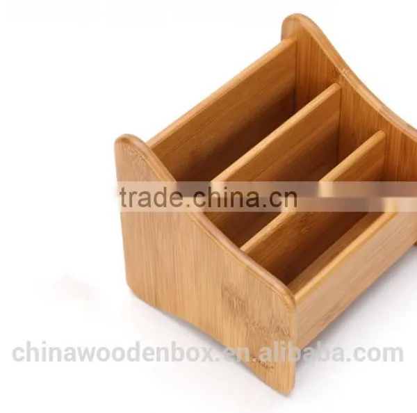 The Most Creative Popular Wood Storage Box Pen Holder photo-4