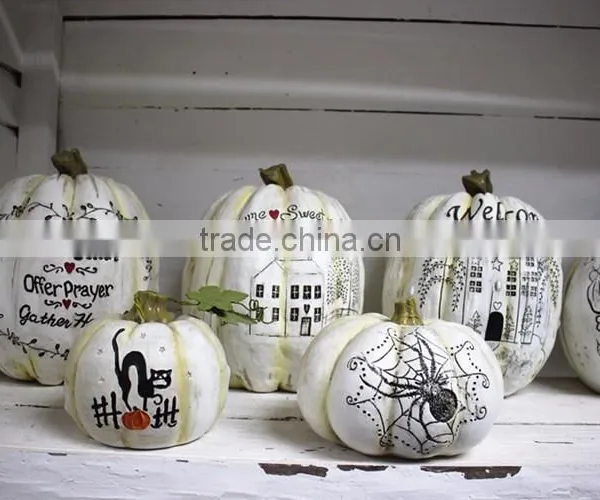 Custom Haunted House Decorative Resin Ghost Pumpkin photo-3