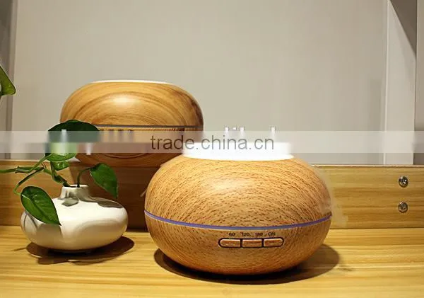 300ml Amazon Air Purifier Humidifier, Light Wood Grain Nature Aroma Diffuser photo-2
