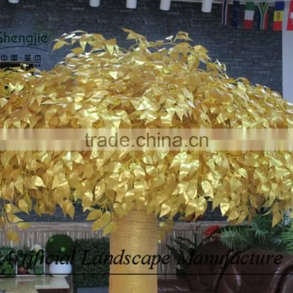 Golden Color Artificial Banyan Tree for Sale photo-5