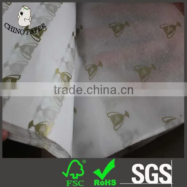 Wrapping 17g 24gsm Greaseproof Food Wrapping Tissue Paper