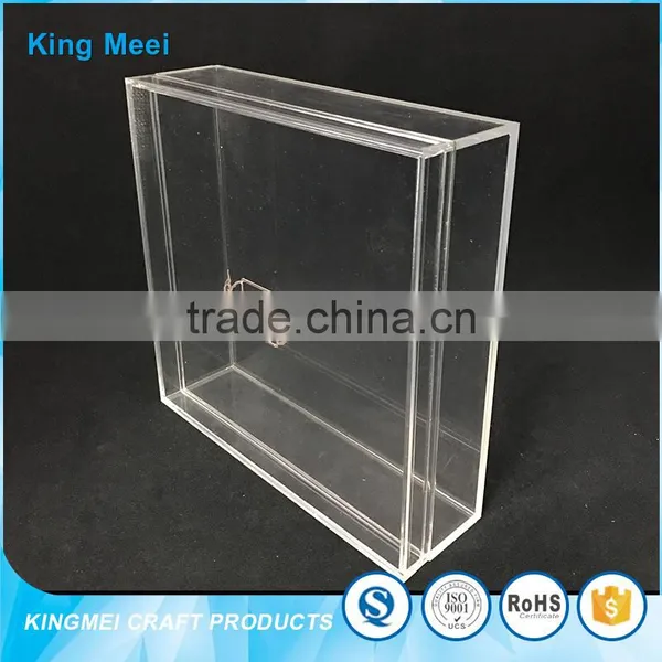 China Factory Custom Acrylic Cube Storage Boxes With Lid photo-5