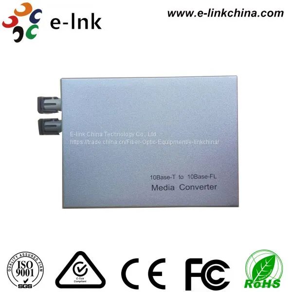 10Base-T to 10Base-FL Ethernet Media Converter photo-2