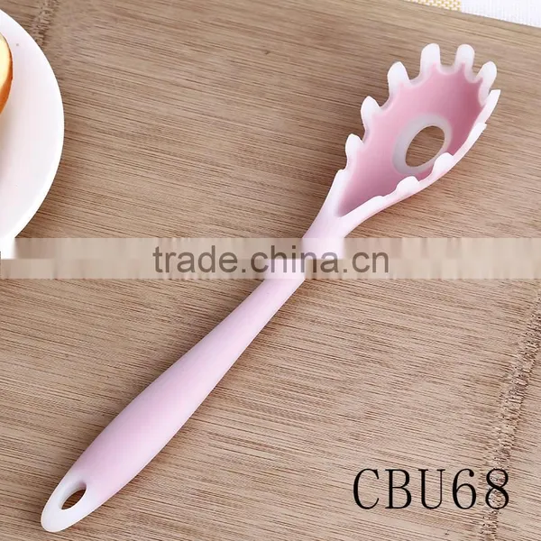Fashional Style Double Tier Silicone 3-piece Kitchenware Set Utensil photo-2