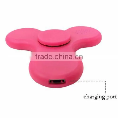 2017 Bluetooth Speaker LED Light Relief Hand Fidget EDC Hand Spinner Gyro Toy photo-4