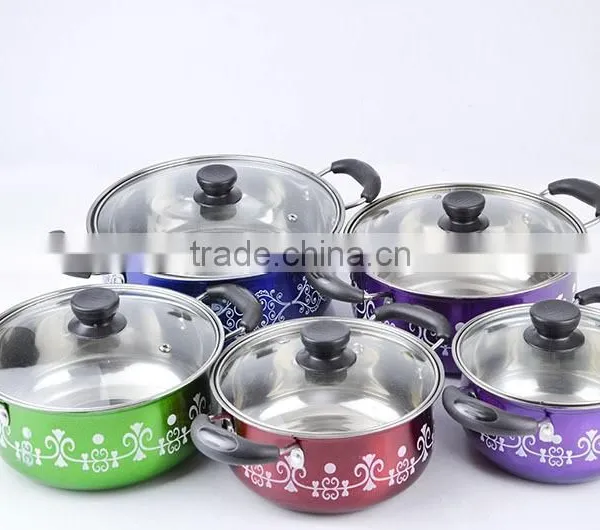 10pcs Gift Set Stainless Steel Large Cooking Pots for Sale photo-4