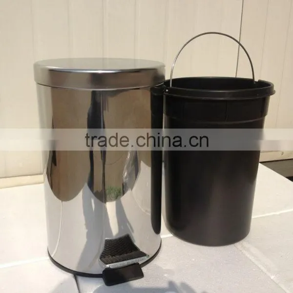 Stainless Steel Kitchen Trash Can Cheap Metal Trash Can photo-4