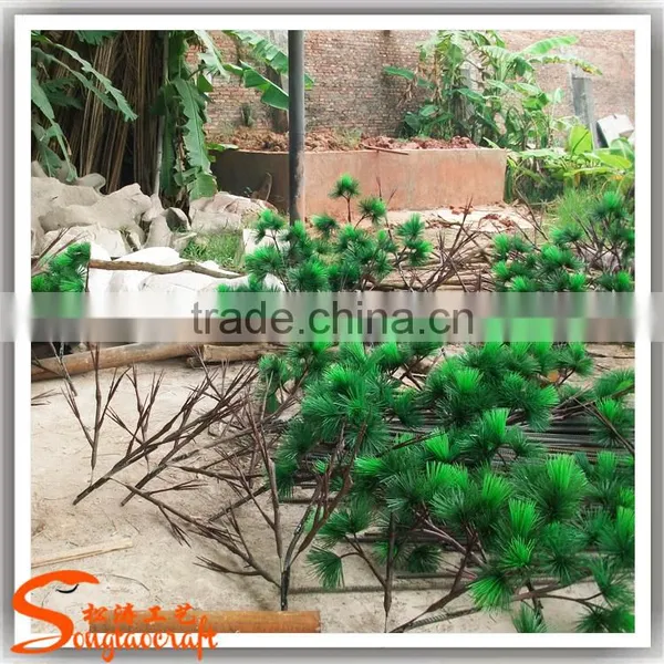 Wholesale Artificial Potted Pine Needle Christmas Tree Branches photo-4