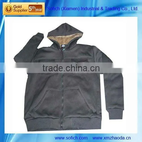 Hot Design for Men Fur Coat Stock Garment