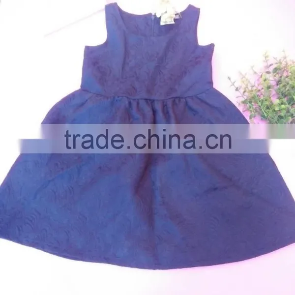 2017 Elegant Girls Party Dress Children Baby Kids Vest Dress photo-5