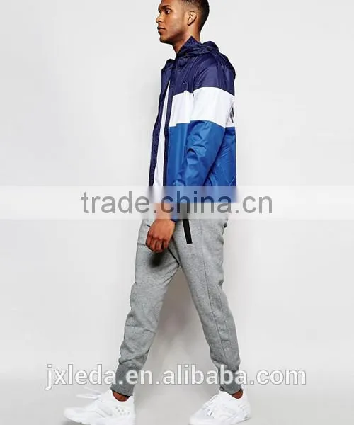 Wholesale Mens Grey Blank Slim Fit Sweat Pants, Jogger Trousers/joggers Custom photo-4