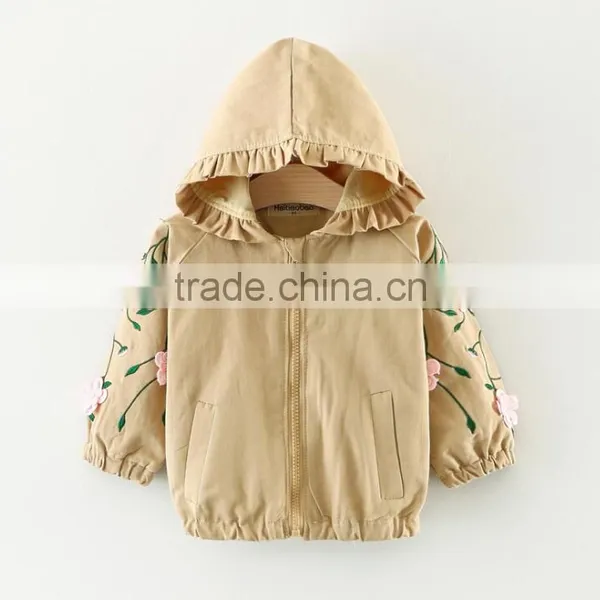 Zm11669a 2018 New Arrivals Wholesale Children's Boutique Clothing Girls Lovely Coat photo-4