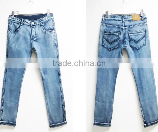 2016 Custom Fashion Cotton Kid Boy Jeans for Spring photo-2