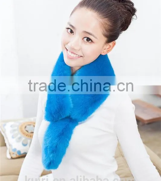 Shooting Autumn and Winter Women's Faux Fox Fur Raccoon Fur Scarf Muffler Scarf Faux Fur Collar photo-6