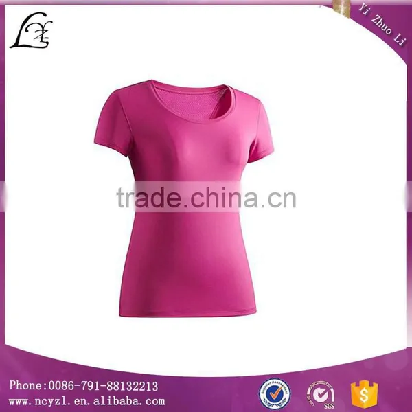 2016 Chinese Manufacture Garment Factory Customized Women Casual Blank t -shirt photo-5