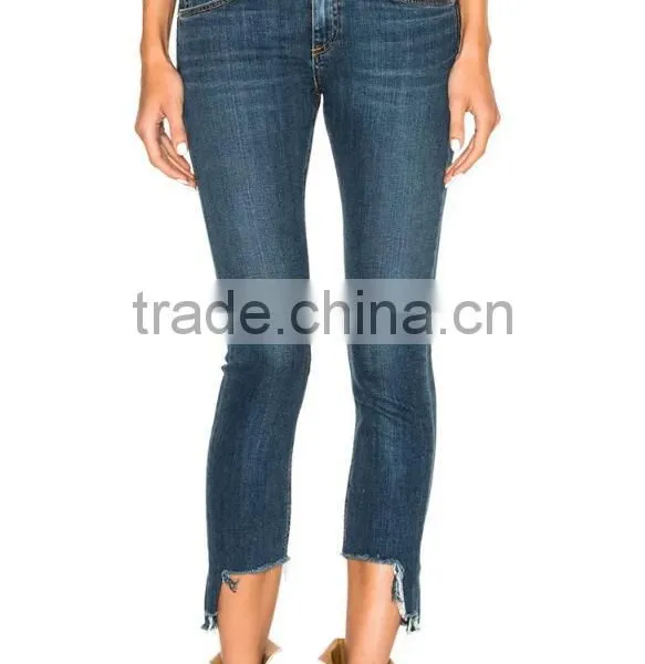 4870 Runwaylover Hot Sale Ladies .strench Ripped Jeans photo-3