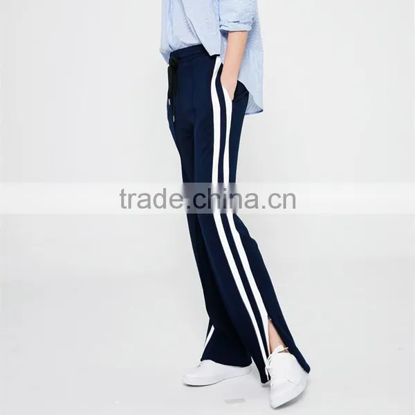 Spring Most Fashion Thin Side Stripe Yoga Sweat Pants and Trouser for Women photo-4