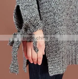 Ladies Latest Fashion High Quality Long Chunky Organic Wool Sweaters With Wholesael Price photo-5