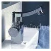 Brass Chrome Bathroom Vessel Sink Faucets Ceramic Cartridge Contemporary Basin Mixer