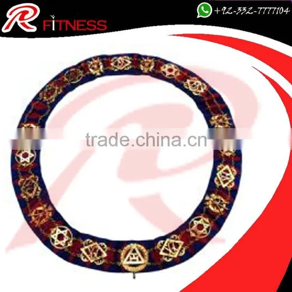 Masonic Regalia Shrine Chain Collar Two Symbols photo-4