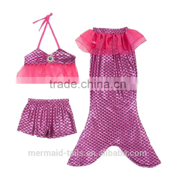 Hot Pink Little Mermaid Princess Costume Halloween Costume photo-3
