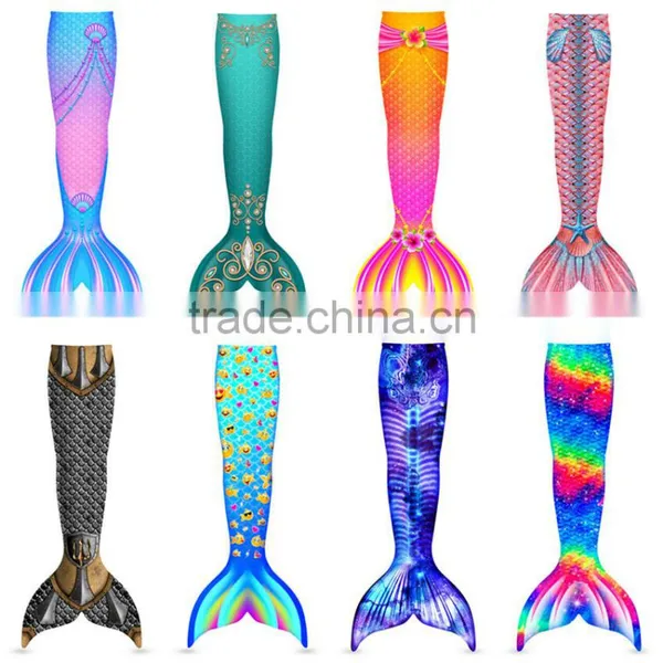 Custom High Quality Kids Swimwear Mermaid Tail photo-5