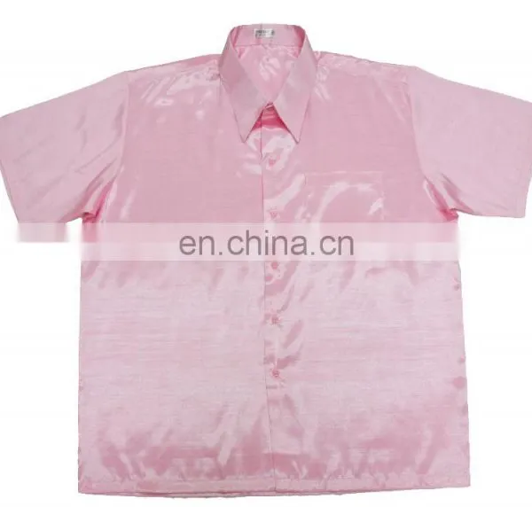Lofbaz Men Casual Camp Work Everyday Button Down Plain Short Sleeve Shirts photo-5