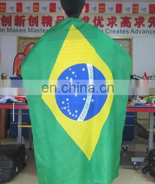 Brazil Sport Fan Club Body Cape Flag photo-2
