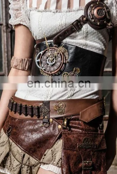 Steampunk Clock Corsage Style Belt photo-5