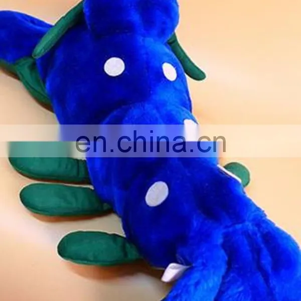 Big Eyes Embroidered Lobster Plush Stuff Toy Blue photo-3