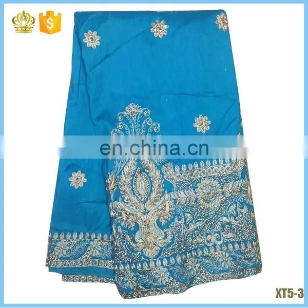 2016 Fashionable Sequins George Fabric/African George Lace/african Raw Silk George Lace Fabric A16022307