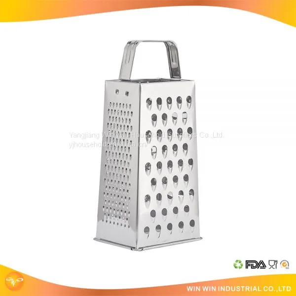 Top Supplier Good Design 4 Side Industrial Mini Manual Stainless Steel Rotary Cheese Grater photo-3