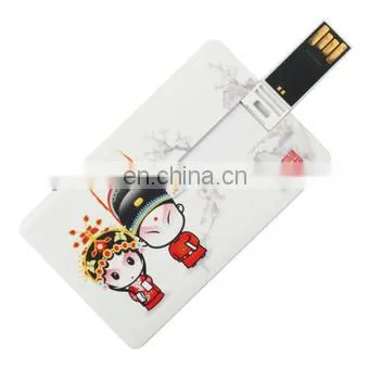 New Plastic Portable Business Card Usb Flash Drive With Custom Printing photo-2