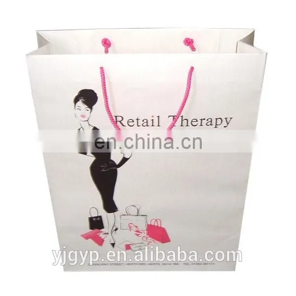 Customized Small Paper Bag Rope Handle photo-3