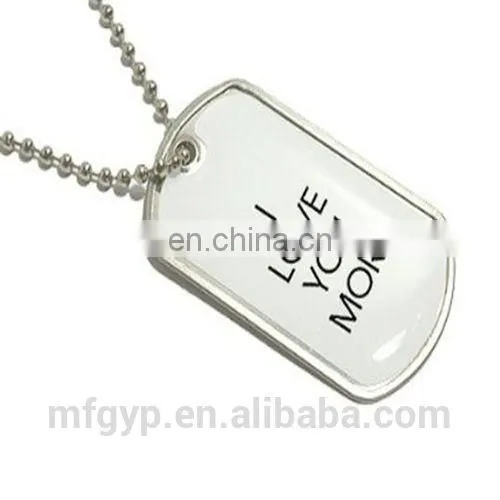 Custom Promotional Metal Blank Dog Tags Chain photo-2
