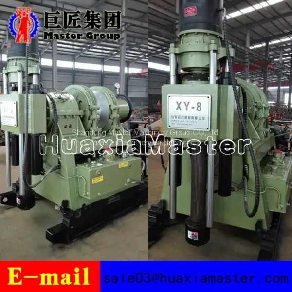 China High Quality XY-8 Hydraulic Coring Drilling Rig Large Diameter Well Drill photo-3