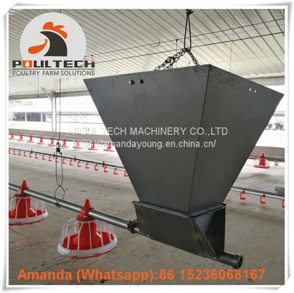Qatar Poultry Farm & Layer Farm Equipment Broiler Floor Raising System & Chicken Deep Litter System With Automatic Drinking & Feeding Pan System in Chicken Coop photo-3