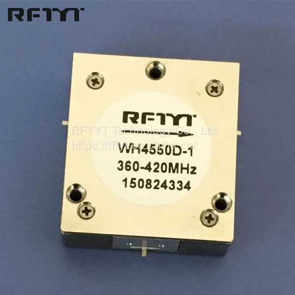 RFTYT OEM/ODM Hot Sell 360-420MHz RF Drop In Circulator And Isolator
