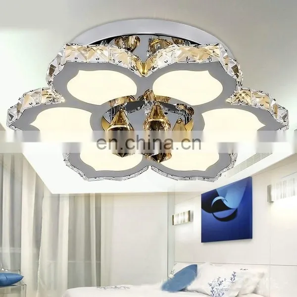 LED Modern Minimalist K9 Crystal Ceiling Lights Living Room Light photo-3